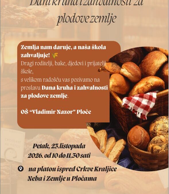 Dan kruha i zahvalnosti za plodove zemlje
